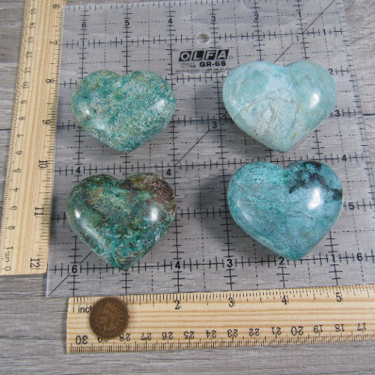 Gemstone Hearts in Larger Sizes