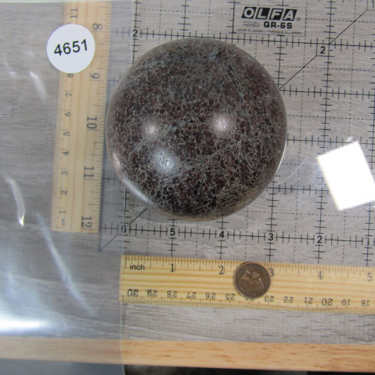 Garnet Sphere Large Display Size