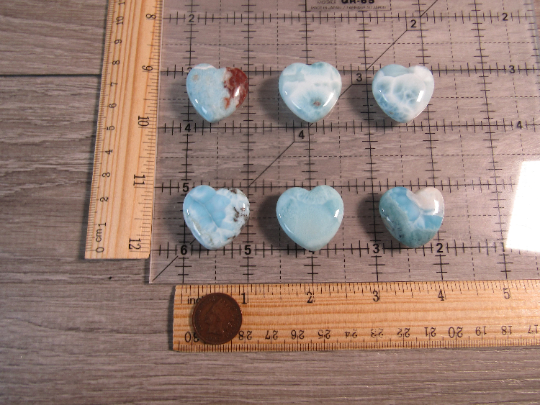 Gemstone Larimar Heart