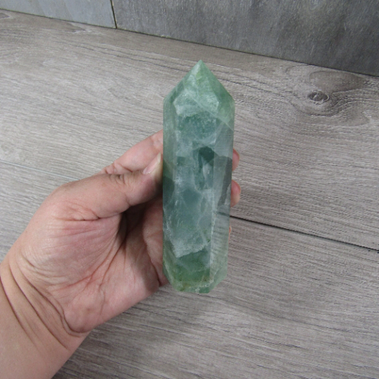 Fluorite Obelisk Large Display