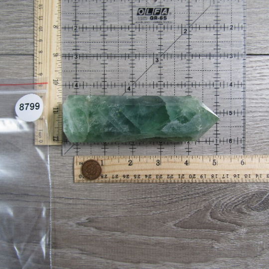 Fluorite Obelisk Large Display