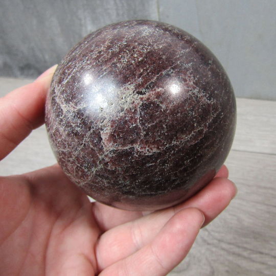 Garnet Sphere Large Display Size