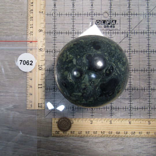 Kambaba Jasper Sphere Large Display Size