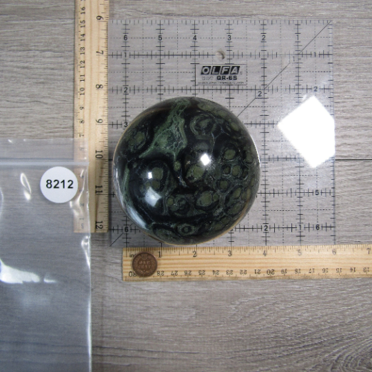 Kambaba Jasper Sphere Large Display Size