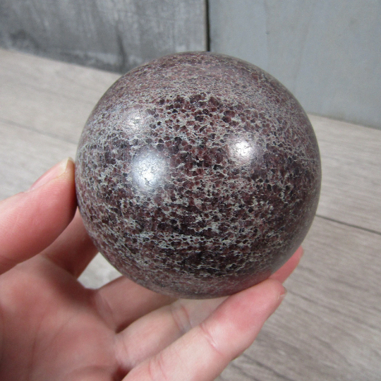 Garnet Sphere Large Display Size