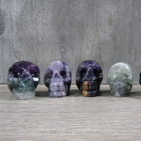 Gemstone Skull by the Inch