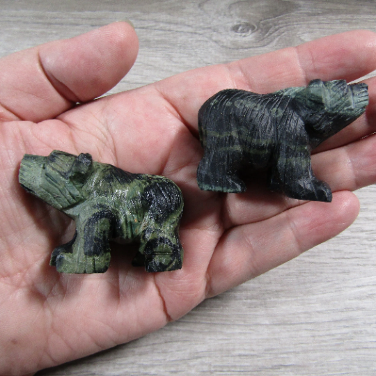 Gemstone Bear Figurines