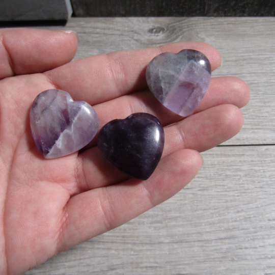 Gemstone Flat 1" Heart