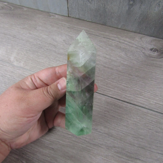 Fluorite Obelisk Large Display