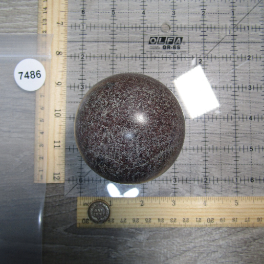 Garnet Sphere Large Display Size