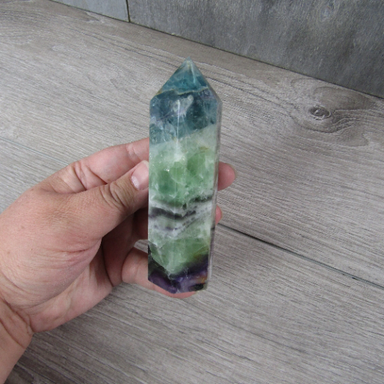 Fluorite Obelisk Large Display