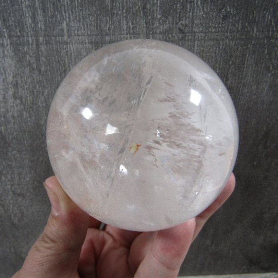 Gemstone Sphere Clear Quartz 76 mm