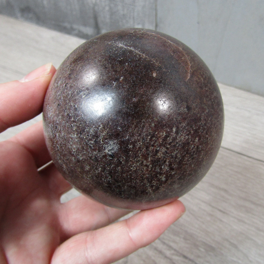 Garnet Sphere Large Display Size