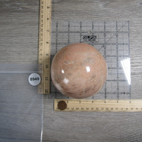 Moonstone Spheres Large Display Size