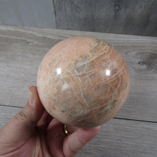 Moonstone Spheres Large Display Size