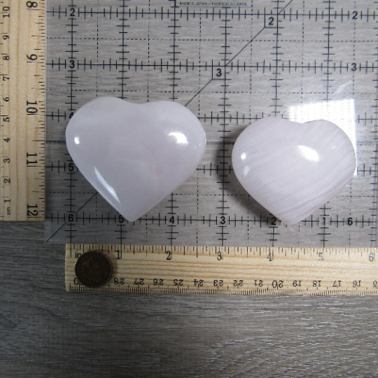 Gemstone Hearts in Larger Sizes