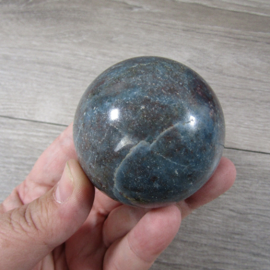 Ruby in Kyanite Sphere Large Display Size