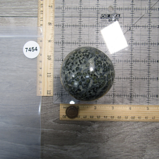 Kambaba Jasper Sphere Large Display Size