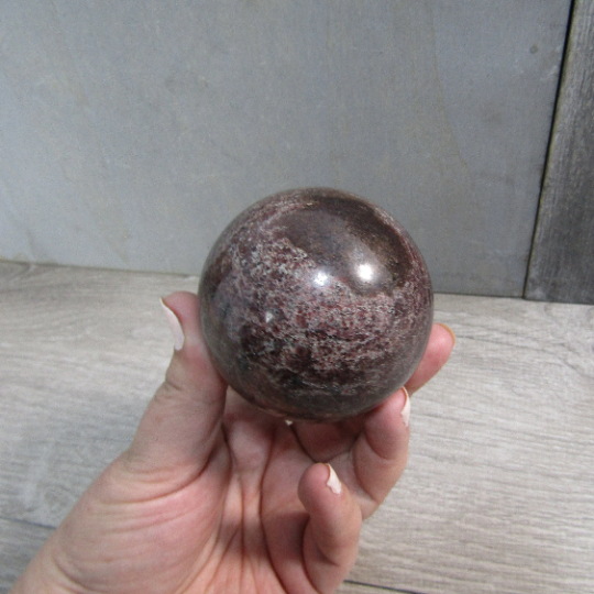 Garnet Sphere Large Display Size