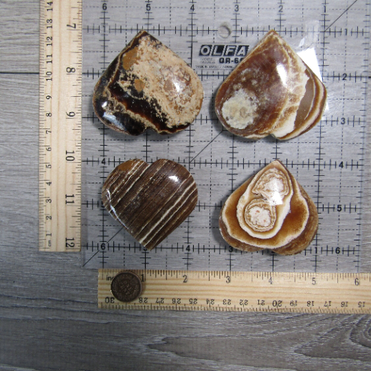 Gemstone Hearts in Larger Sizes