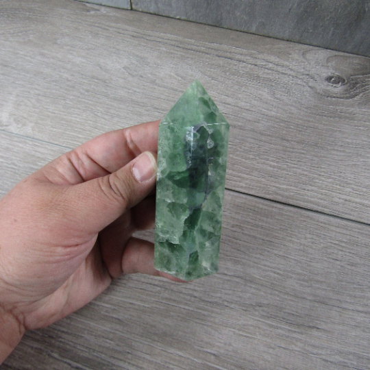 Fluorite Obelisk Large Display