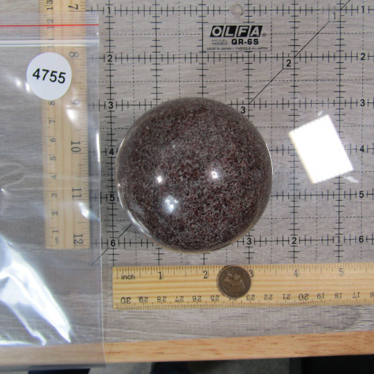 Garnet Sphere Large Display Size