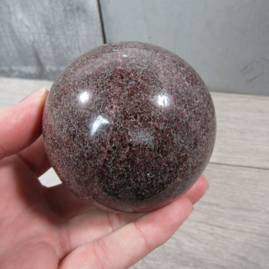 Garnet Sphere Large Display Size