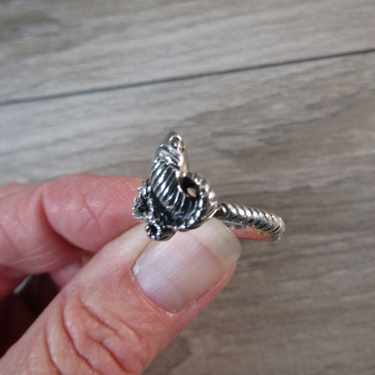 Sterling Silver Snake Ring