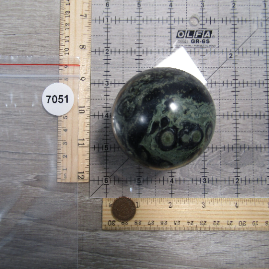 Kambaba Jasper Sphere Large Display Size