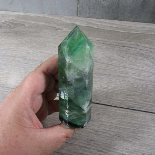 Fluorite Obelisk Large Display