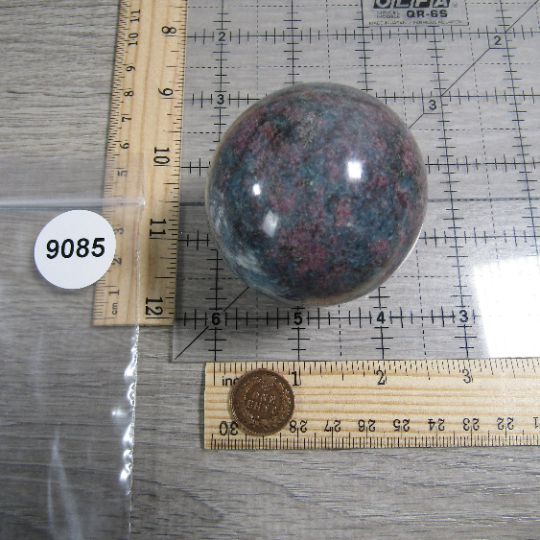 Ruby in Kyanite Sphere Large Display Size