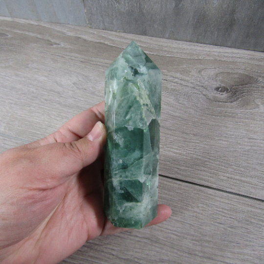 Fluorite Obelisk Large Display