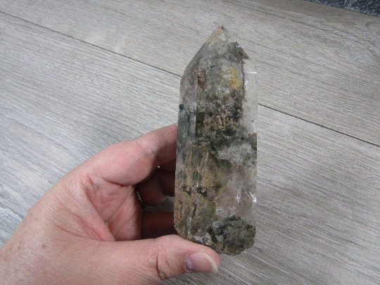 Chlorite Garden Phantom Quartz Large Display Size