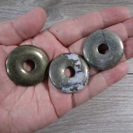 Pyrite Pi Stone Donut 25 mm Focal