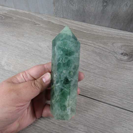 Fluorite Obelisk Large Display