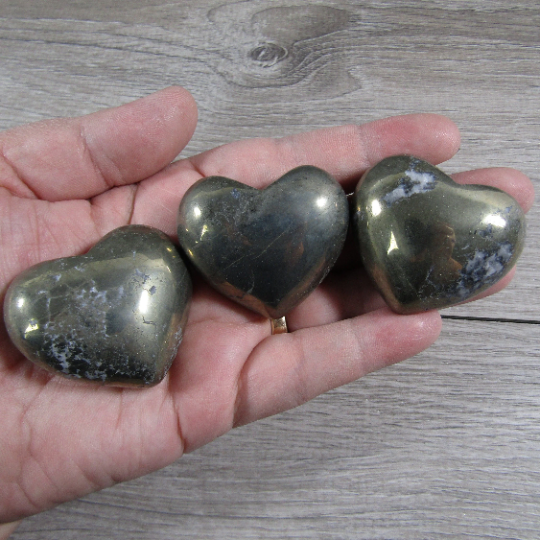 pyrite heart feng shui gift