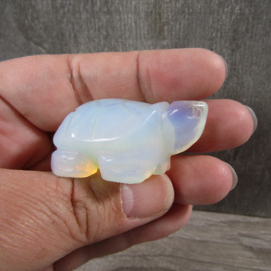 Gemstone Turtle Figurine