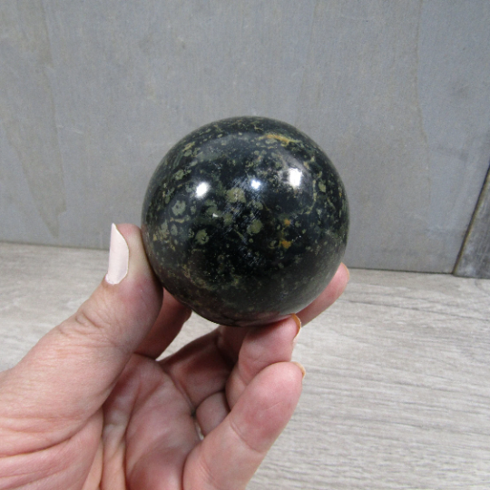 Kambaba Jasper Sphere Large Display Size