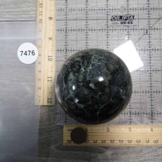 Kambaba Jasper Sphere Large Display Size