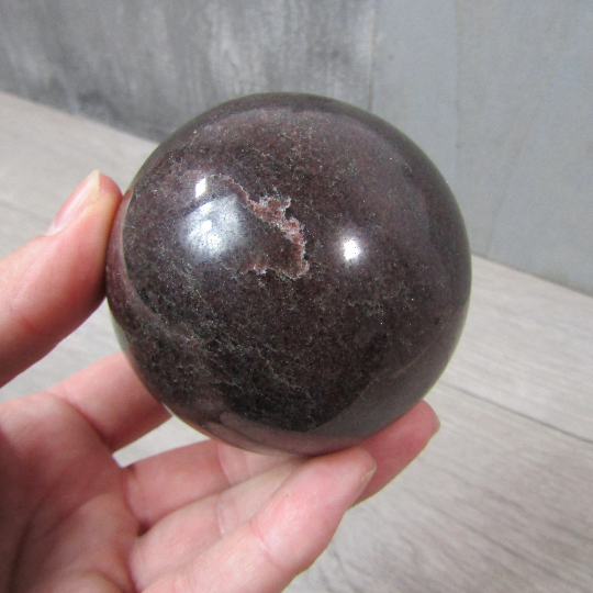 Garnet Sphere Large Display Size