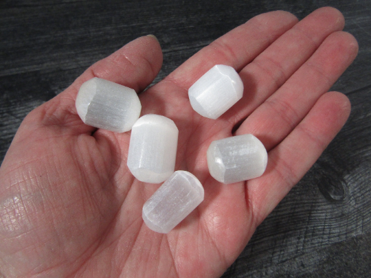 Selenite 1/2 inch Tumbled Stone