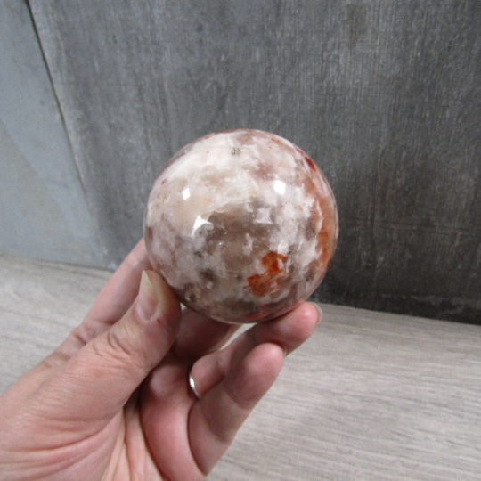 Hematoid Quartz Sphere Large Display Size