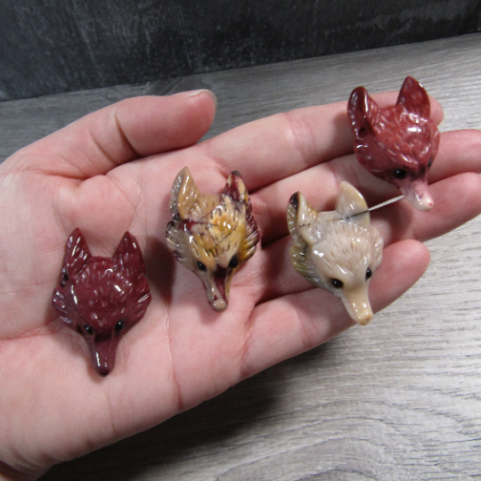 Assorted Fox Head Pendant