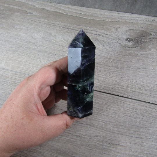 Fluorite Obelisk Large Display