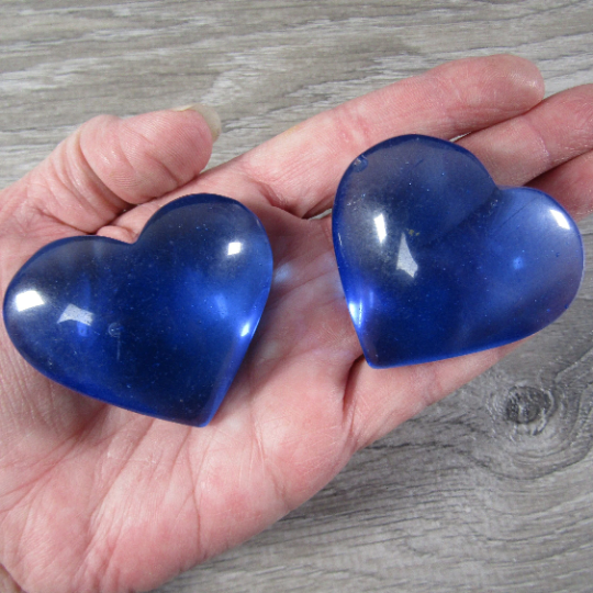 blue opalite hearts for her