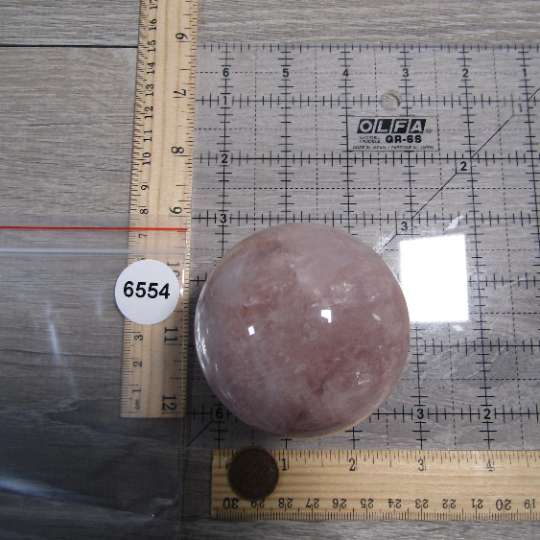 Hematoid Quartz Sphere Large Display Size