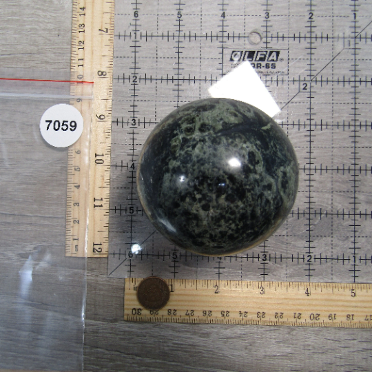 Kambaba Jasper Sphere Large Display Size