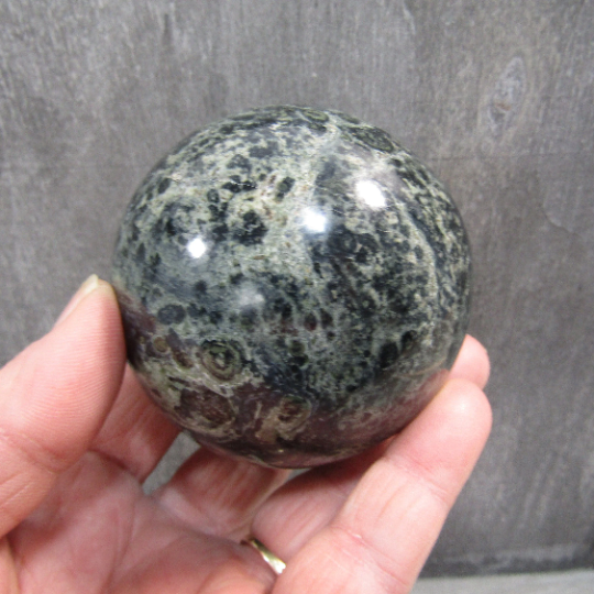 Kambaba Jasper Sphere Large Display Size