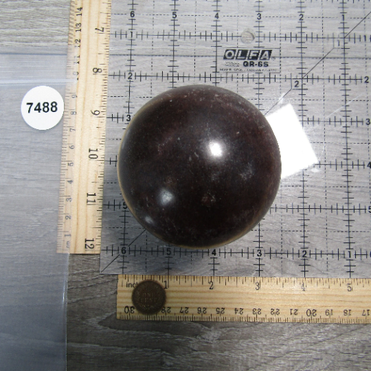 Garnet Sphere Large Display Size