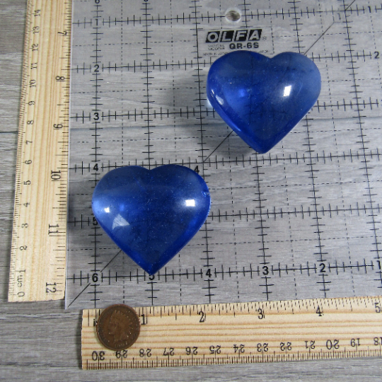 Gemstone Hearts in Larger Sizes